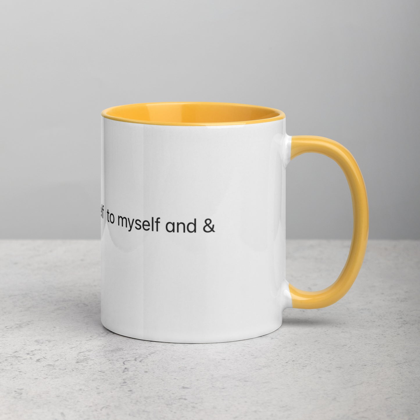 Mug with Color Inside