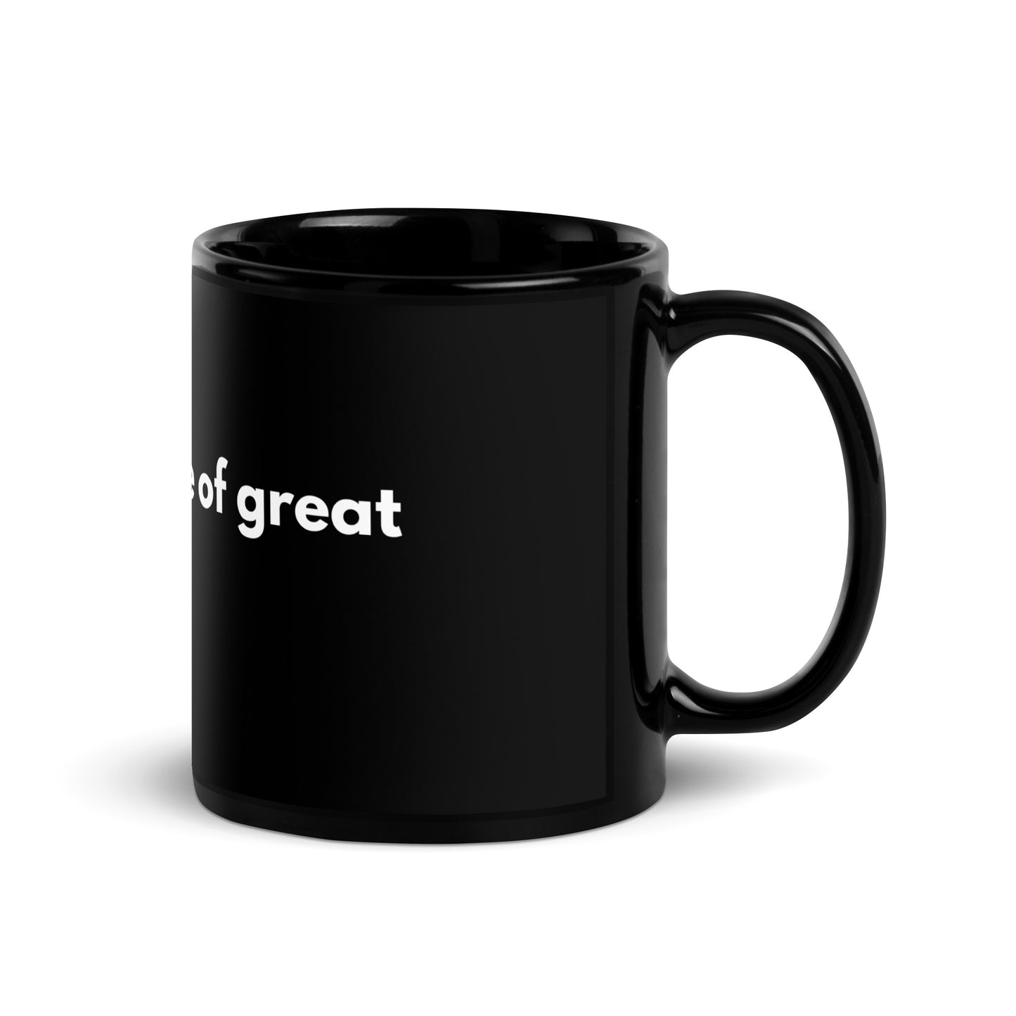 Black Glossy Mug