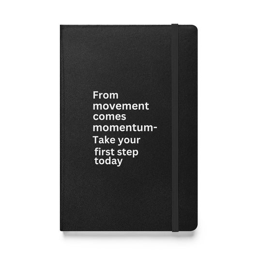 Hardcover bound notebook