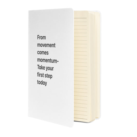 Hardcover bound notebook