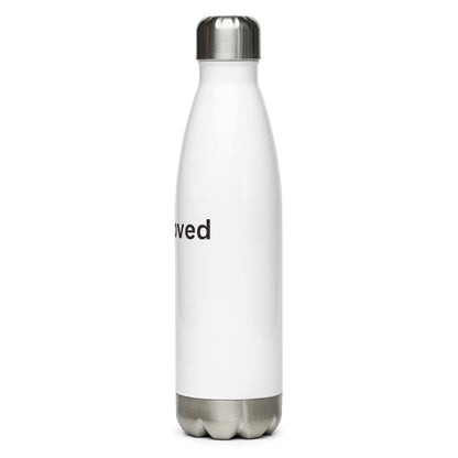 Stainless steel water bottle